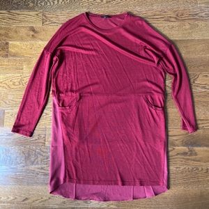 Maroon Sweater Dress